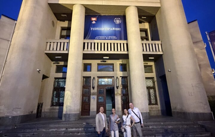 Научен престој на Правниот факултет во Белград