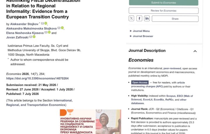 Rethinking Fiscal Decentralization in Relation to Regional Informality: Evidence from a European Transition Country